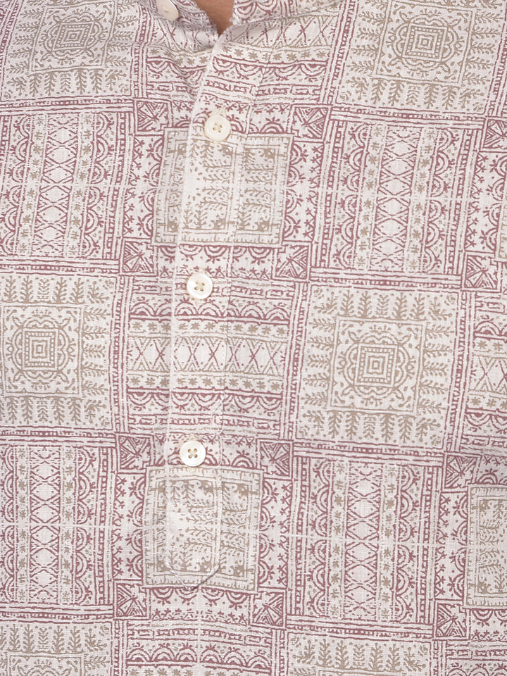 Olive Printed Kurta