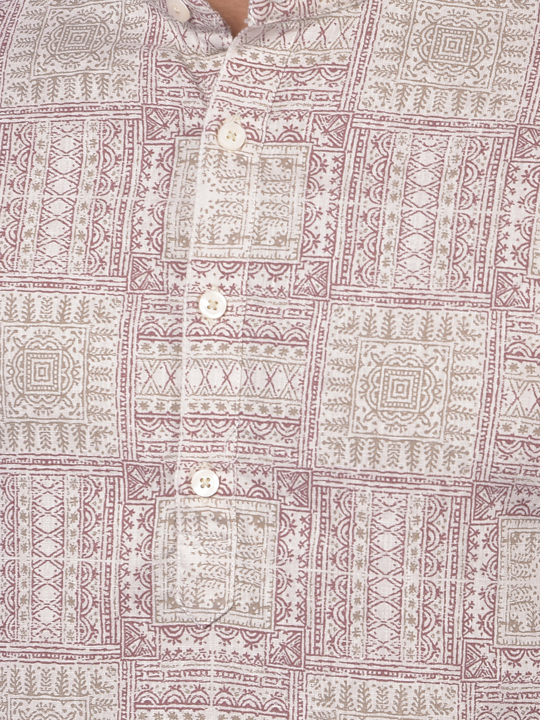 Olive Printed Kurta