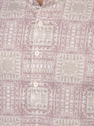 Olive Printed Kurta
