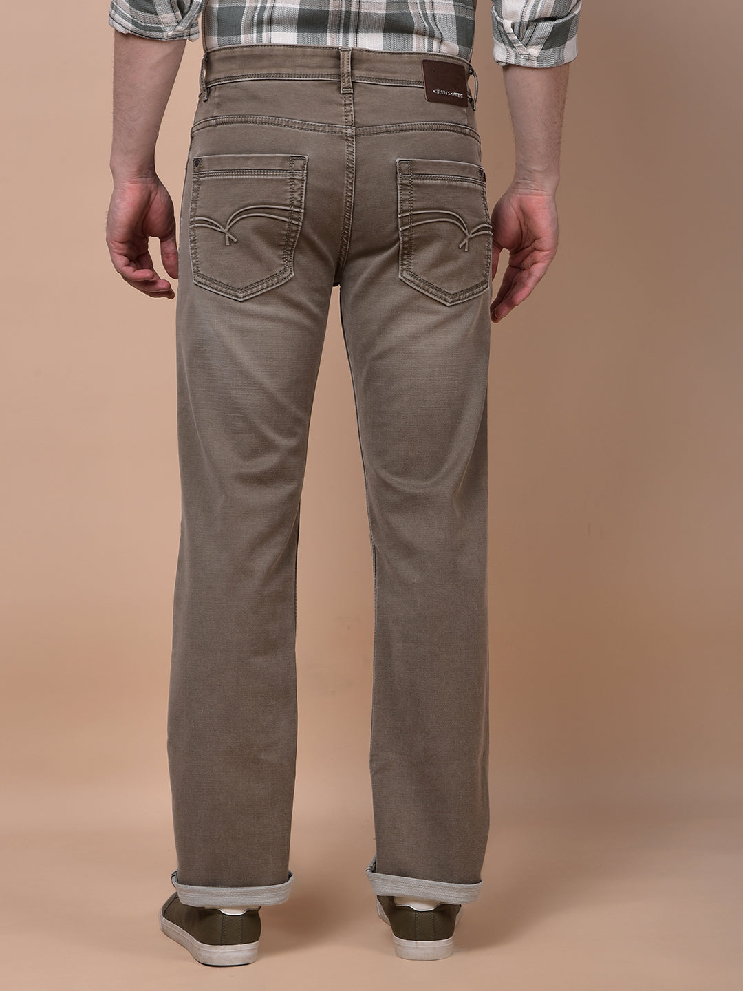 Elevated Brown Straight Jeans