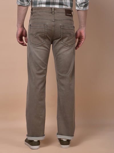 Elevated Brown Straight Jeans