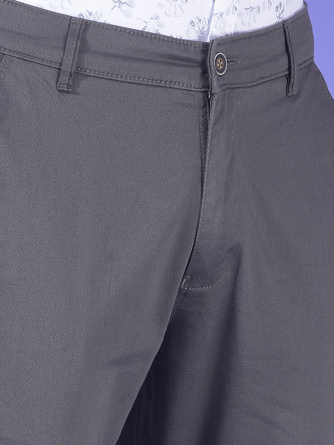 Olive Dobby Trousers