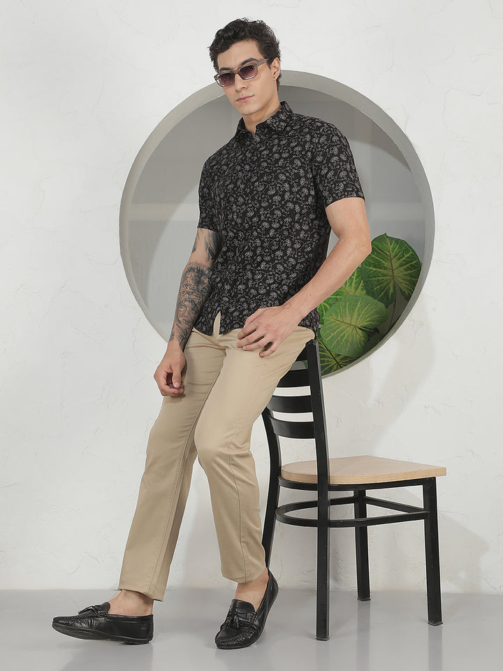 Tailored Latte Beige Straight Trousers