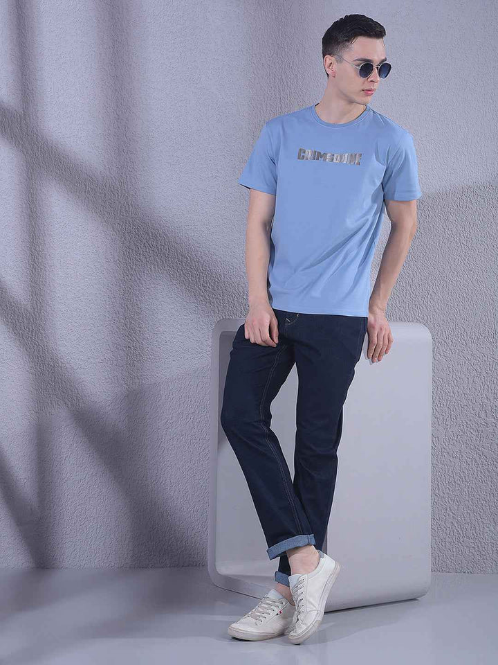 Blue Brand Logo T-Shirt