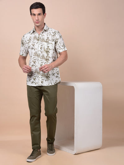 Streamlined Olive Trousers
