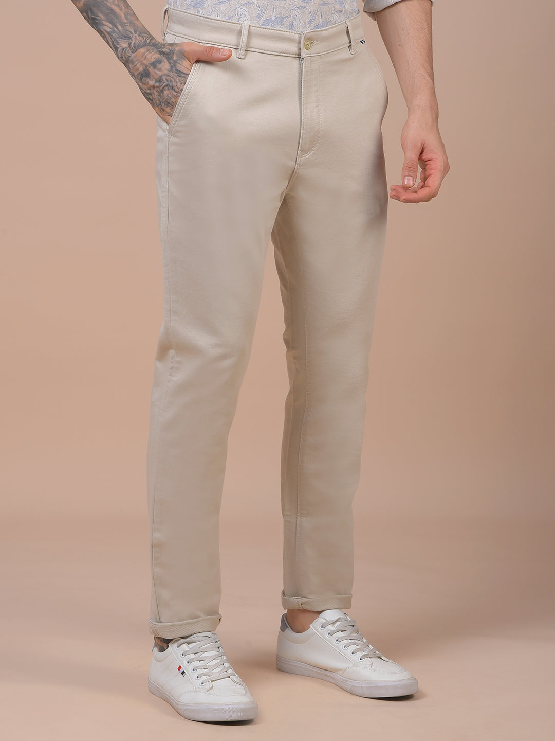 Chic Beige Trousers