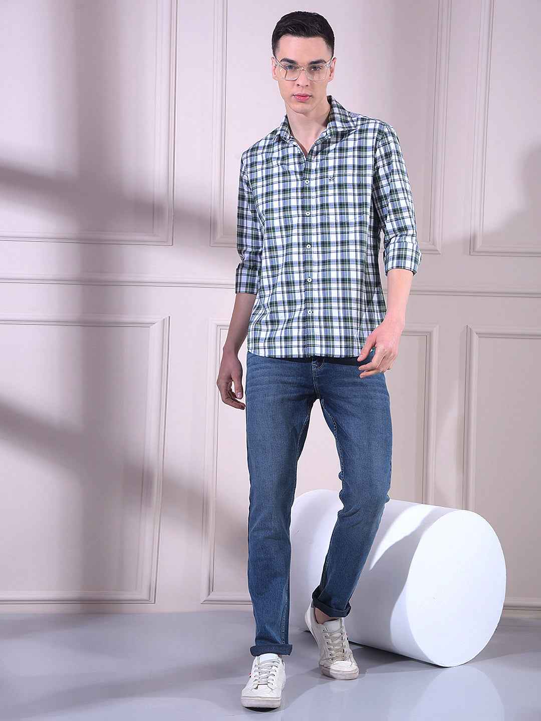 Intense Blue Clean Look Stretch Jeans