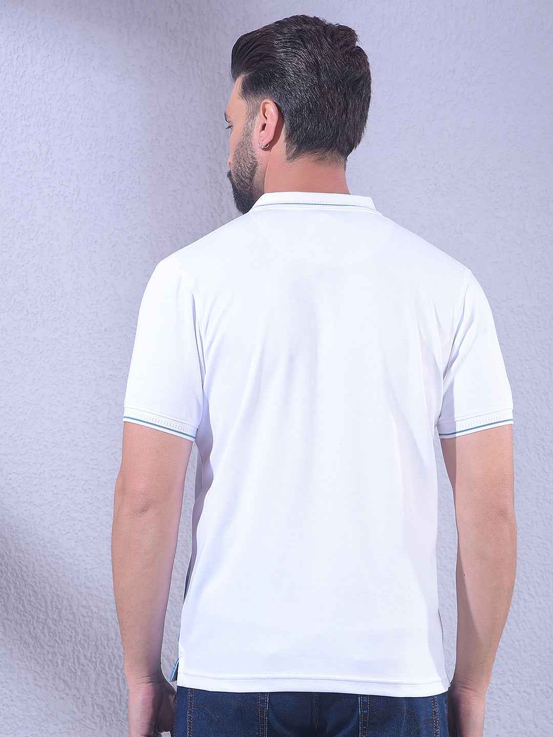 White Printed T-Shirt