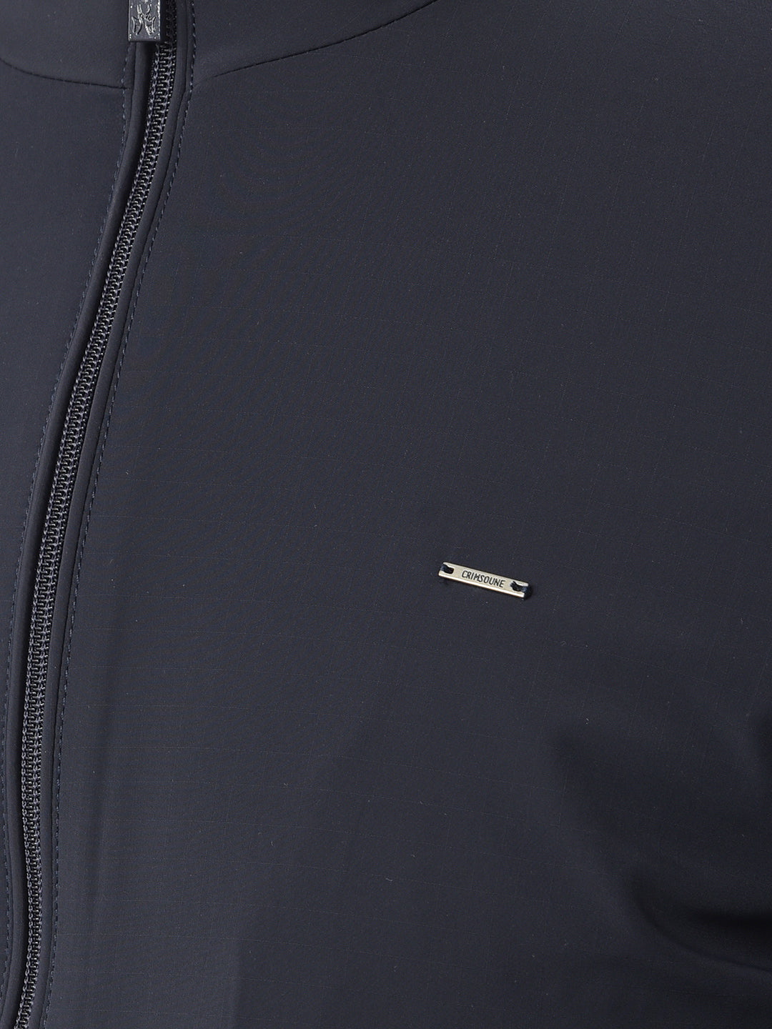 Minimalist Design Navy Blue Puffer Jacket