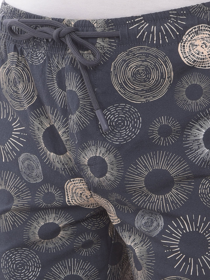 Black 100% Cotton Graphic Print Boxers
