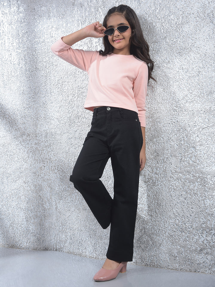 Modern Pink Knitted T-Shirt