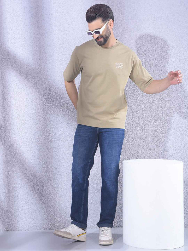 Green Graphic Print 100% Cotton Oversize T-Shirt