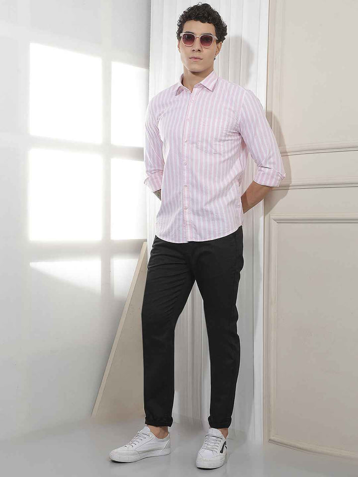 Classic Black Casual Trousers