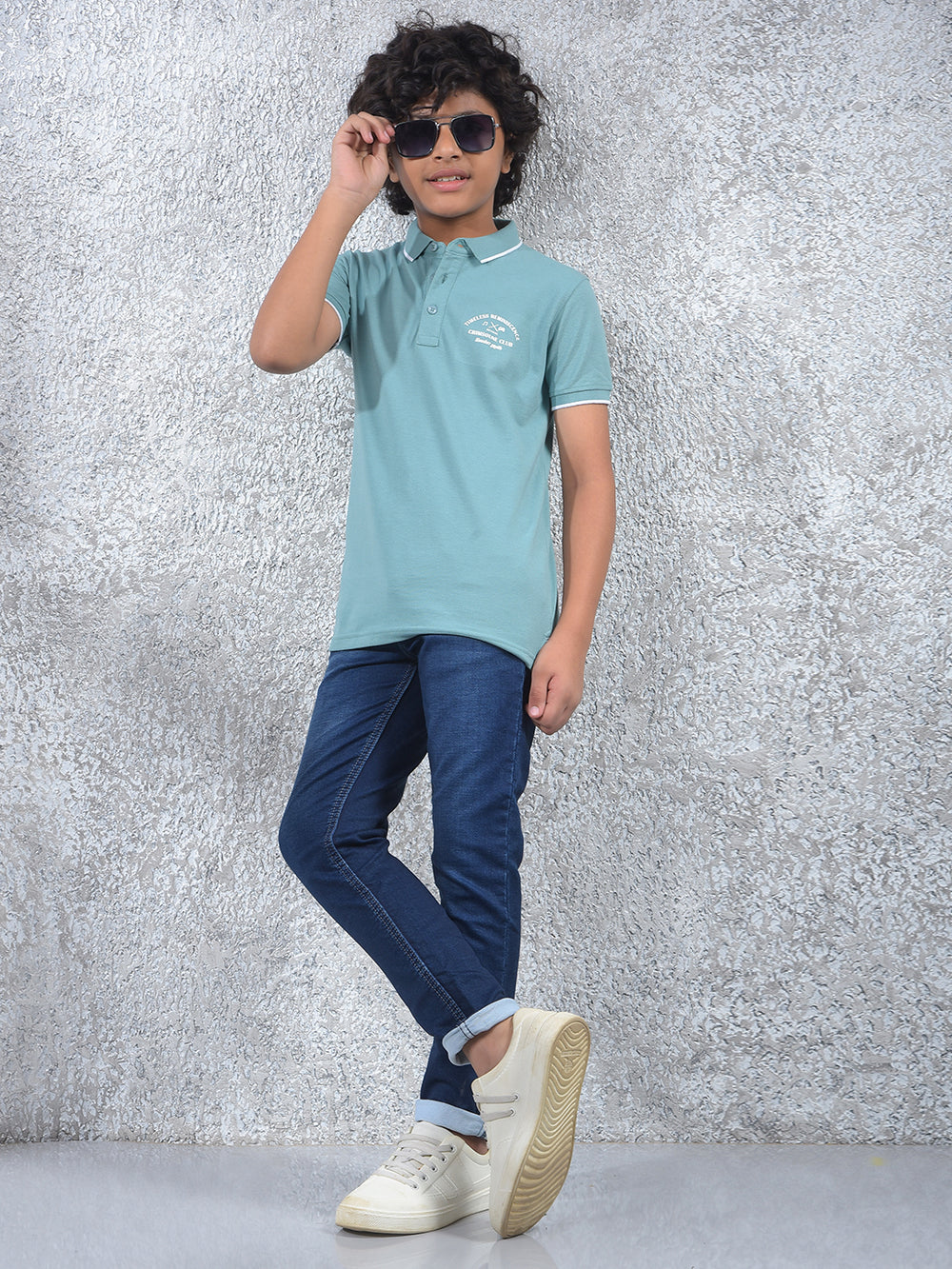 Stylish Dark Slim Fit Blue Jeans