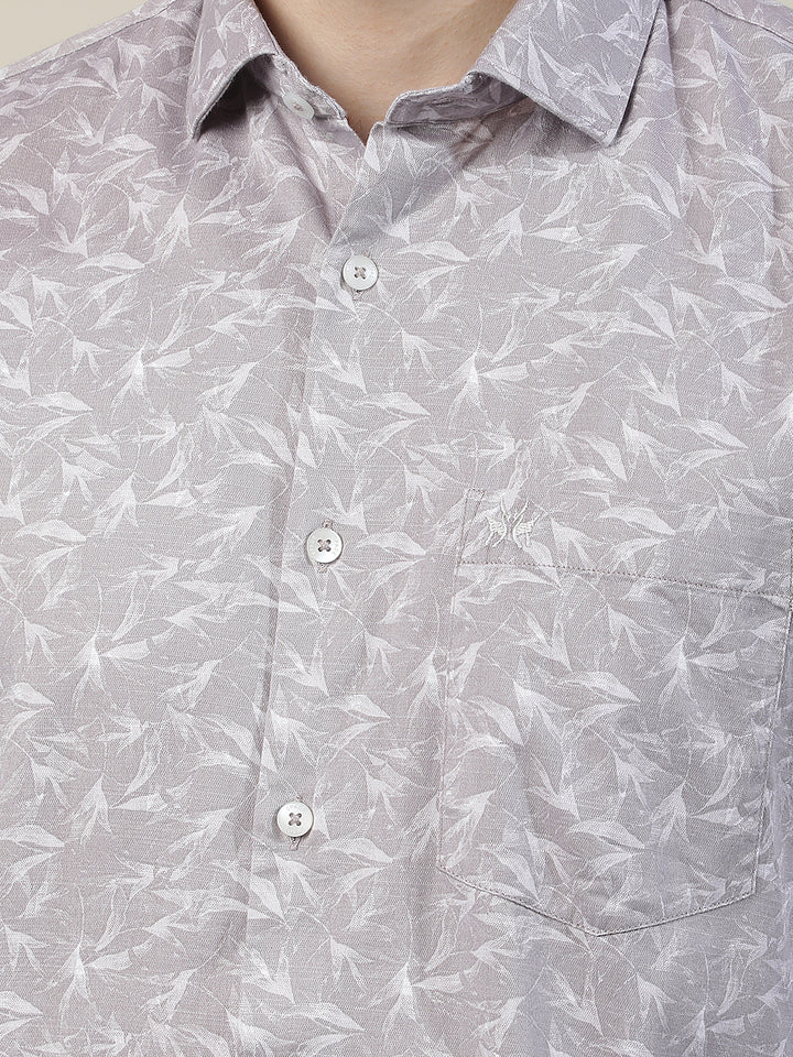 Pink Floral Print Shirt
