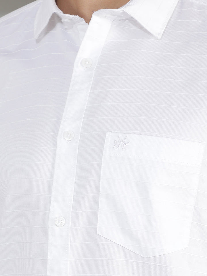 Ivory Structure White Shirt
