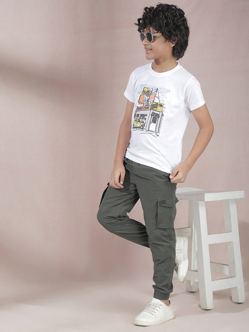 Trail Scout Grey Cargo Joggers