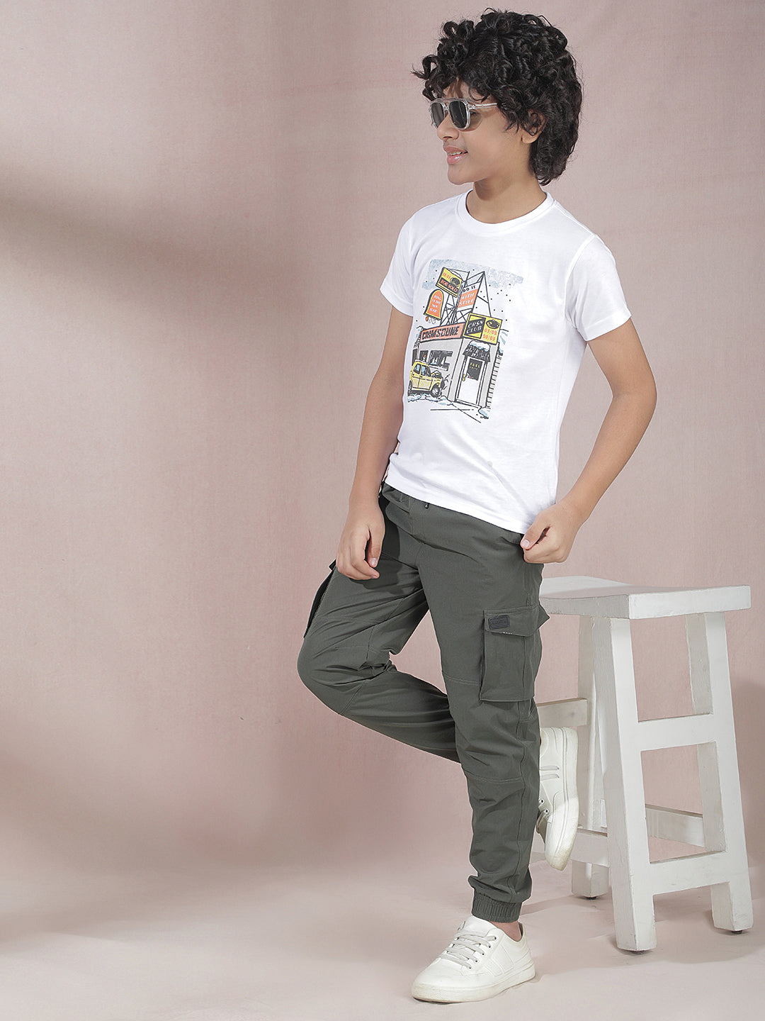 Trail Scout Grey Cargo Joggers