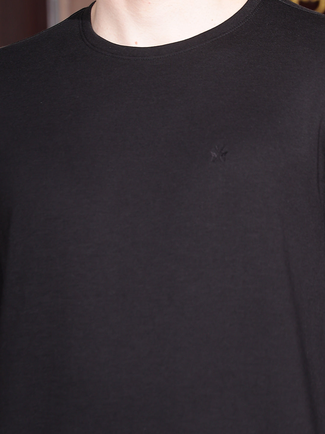 Sleek Obsidian Black T-Shirt