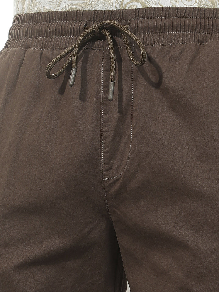 Refined Hazelwood Brown Cargo Trackpants
