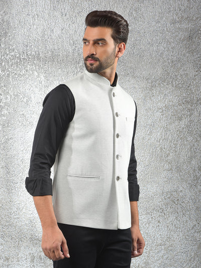Athleisure Grey Jacquard Waist Coat