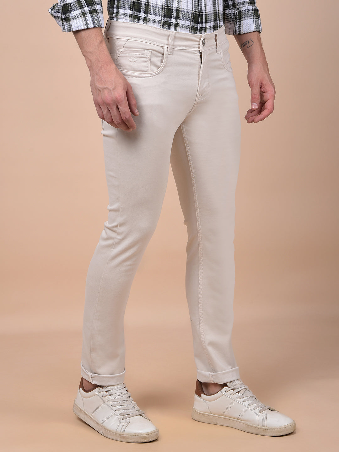 Urban Straight Beige Jeans