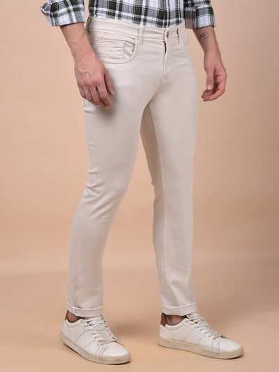 Urban Straight Beige Jeans