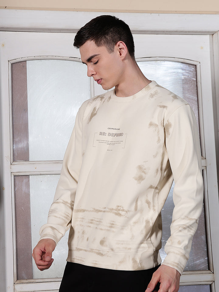 Off White Graphic Print Sweatshirt