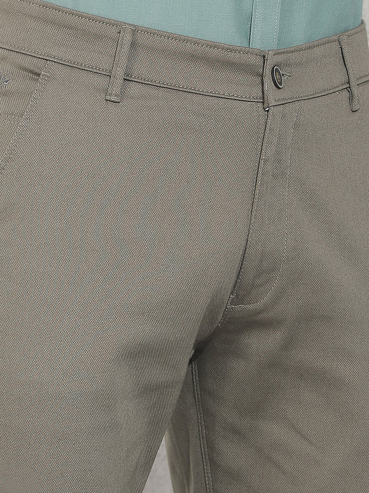 Grey Straight Trousers