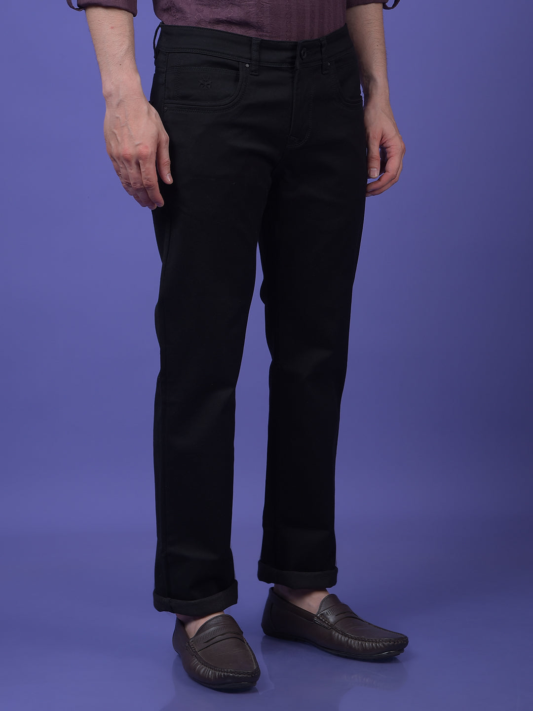 Black Straight Jeans