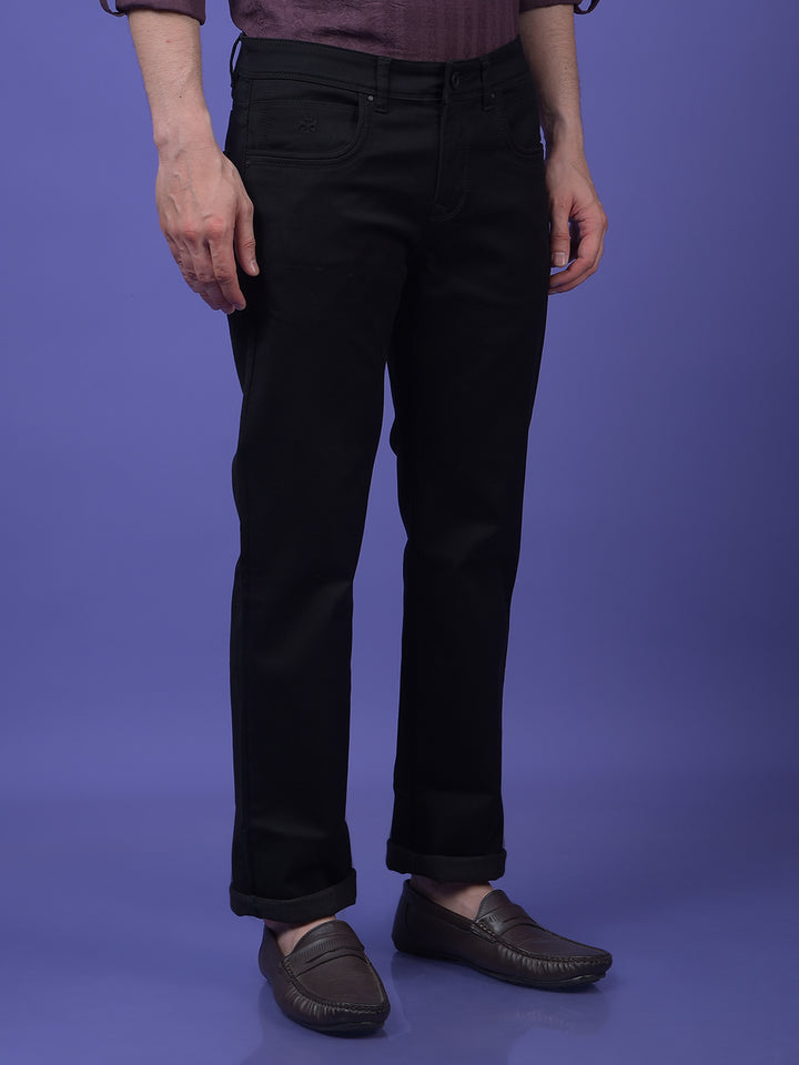 Black Straight Jeans