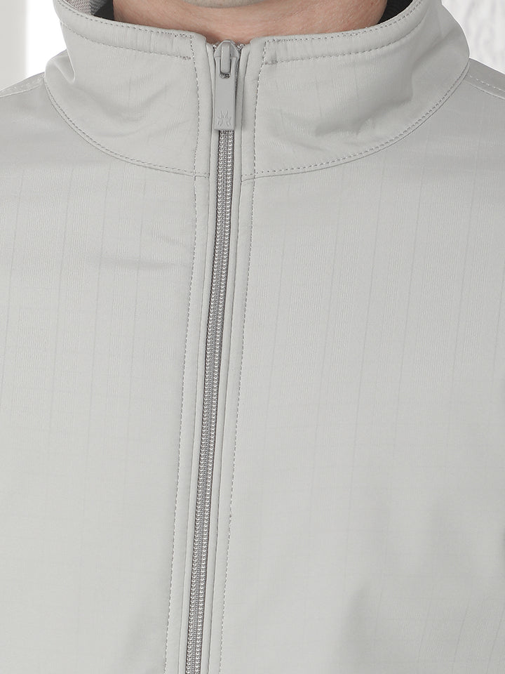 Luxe Graphite Grey Bomber Jacket