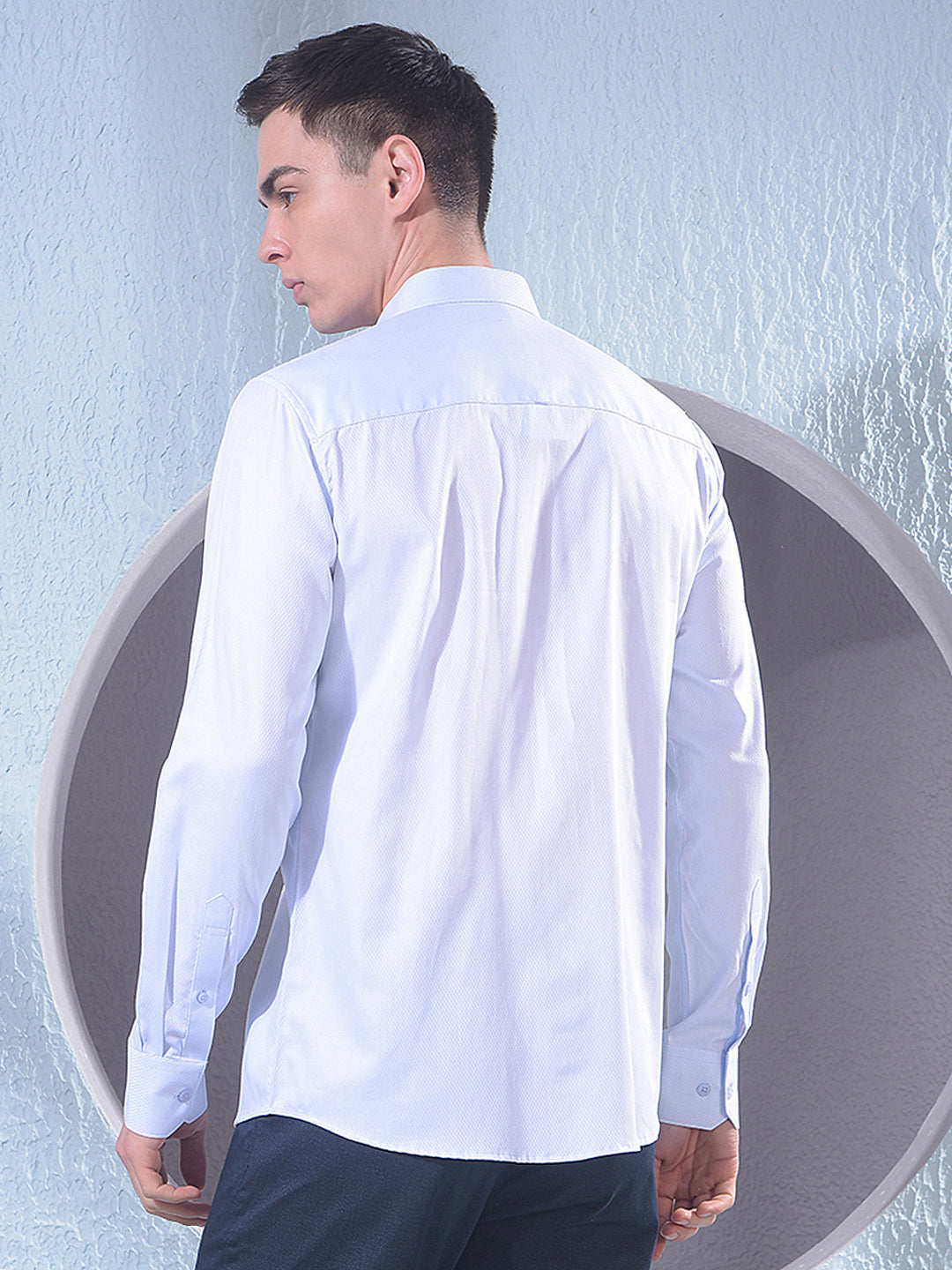 Blue 100% Cotton Shirt