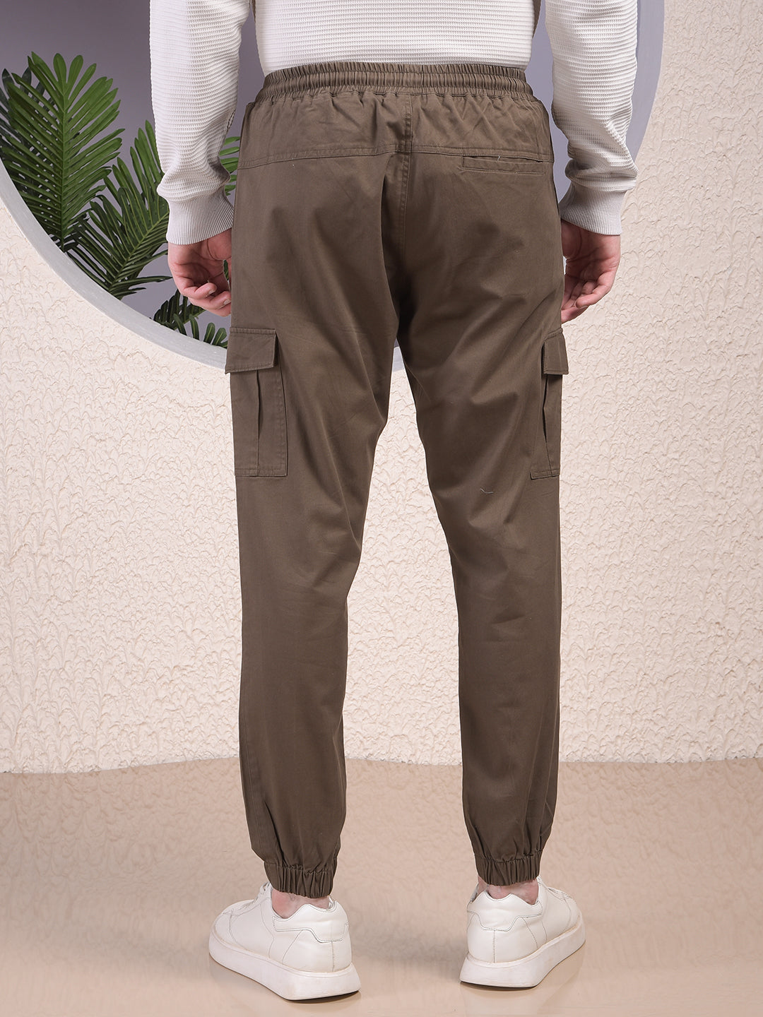 Vivid Olive Cargo Joggers