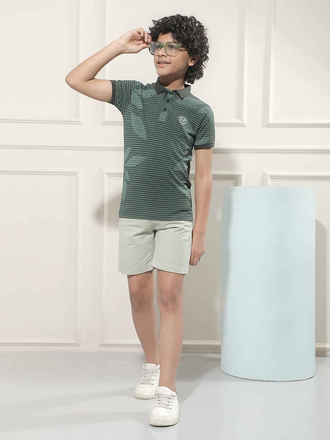 Sage Green 100% Cotton Shorts