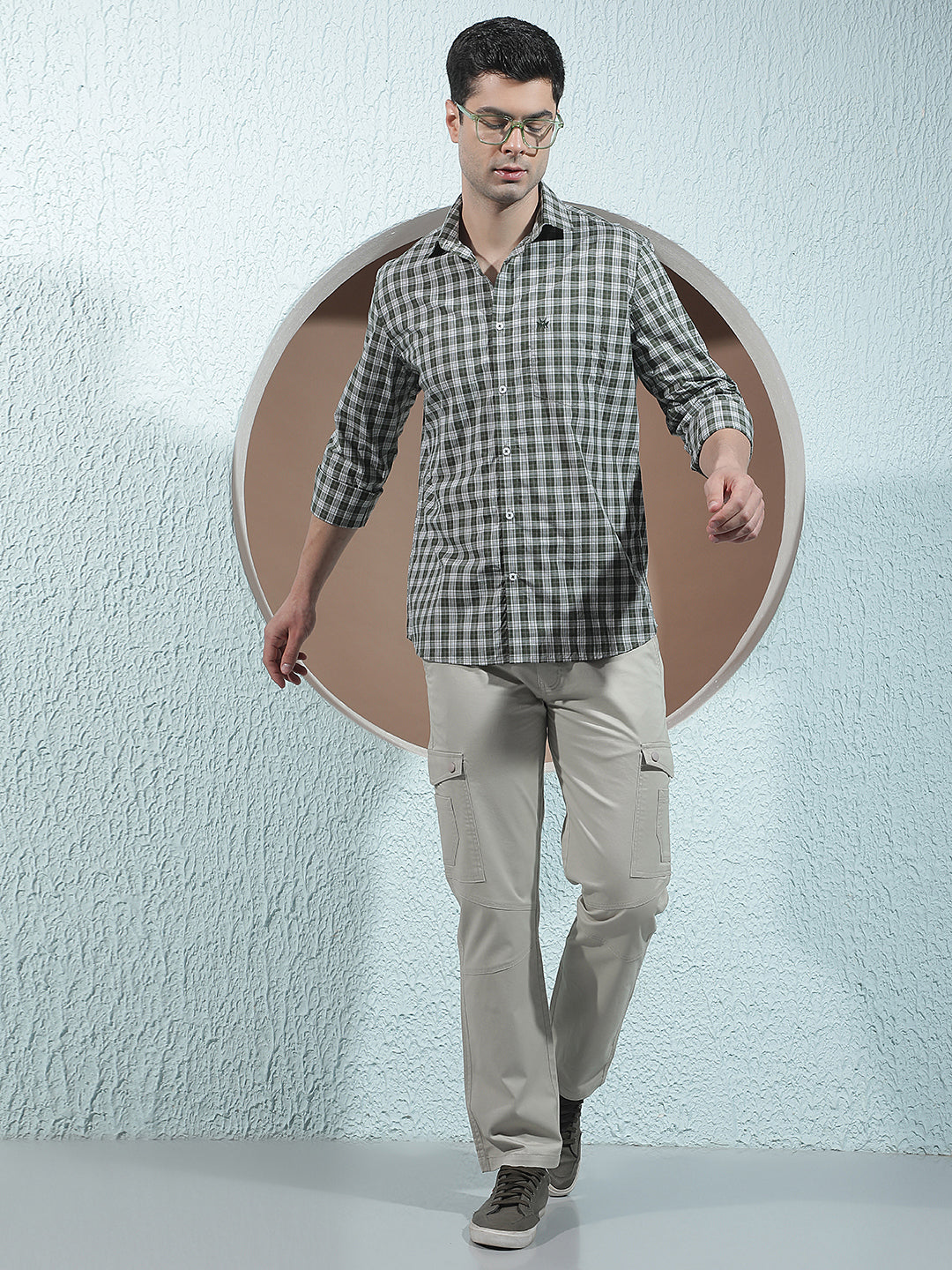 Tailored Dune Beige Cargo Trousers