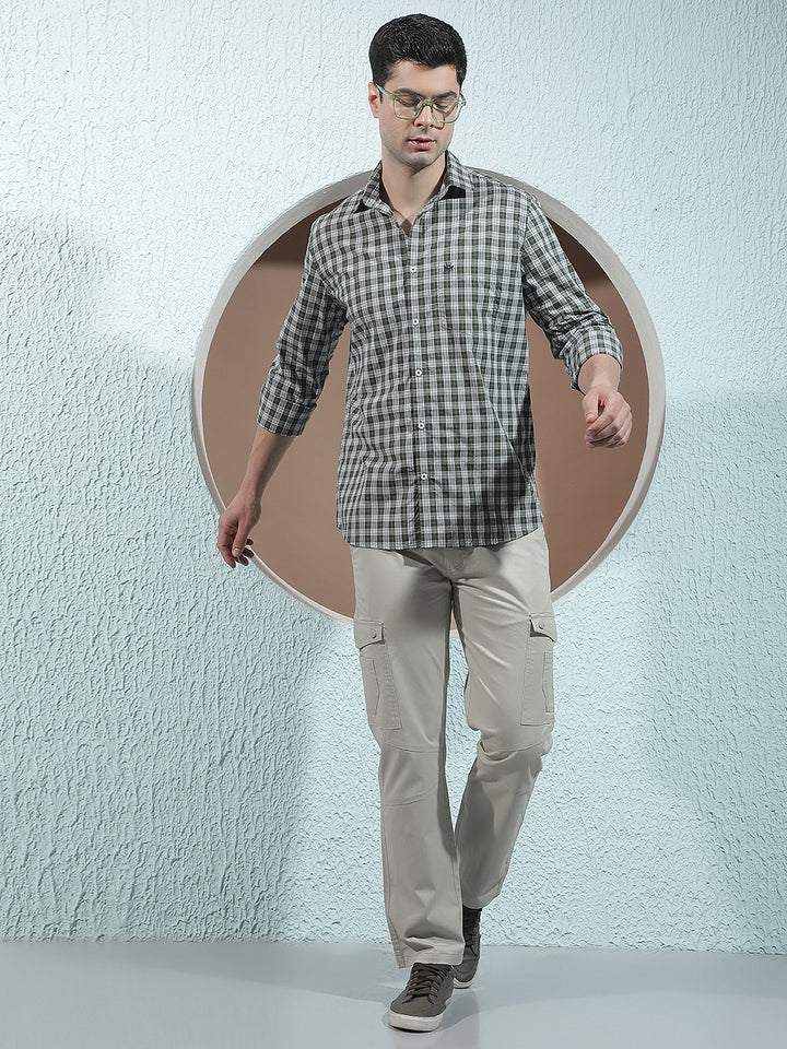 Tailored Dune Beige Cargo Trousers