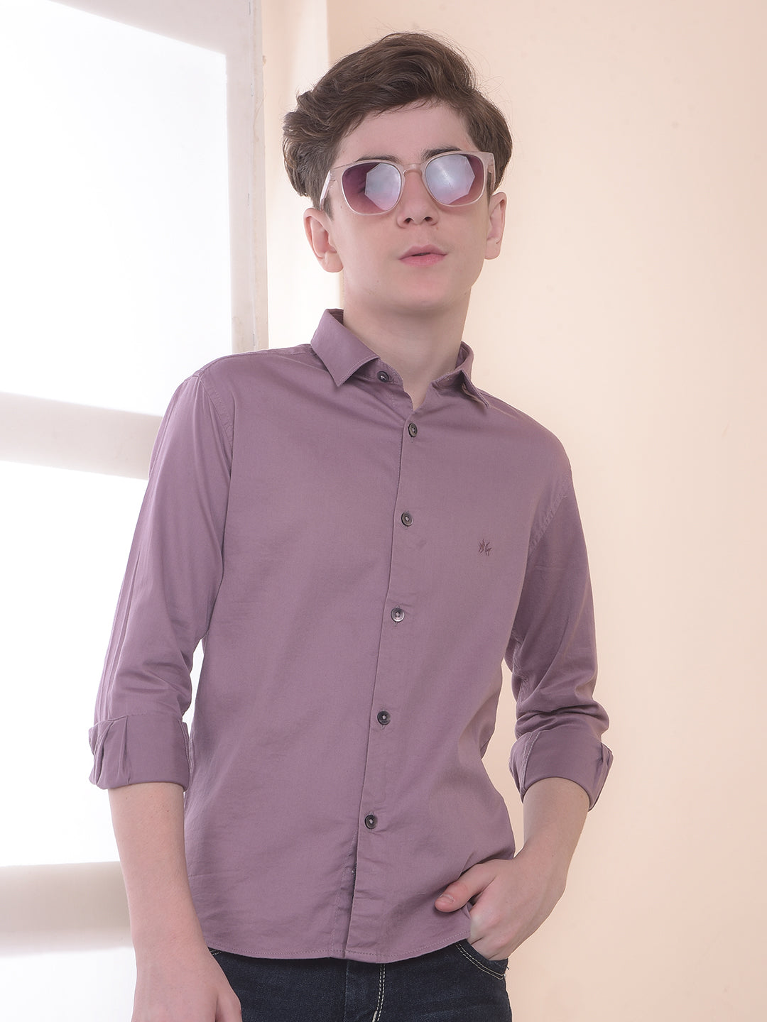 Chic Regal Purple Shirt