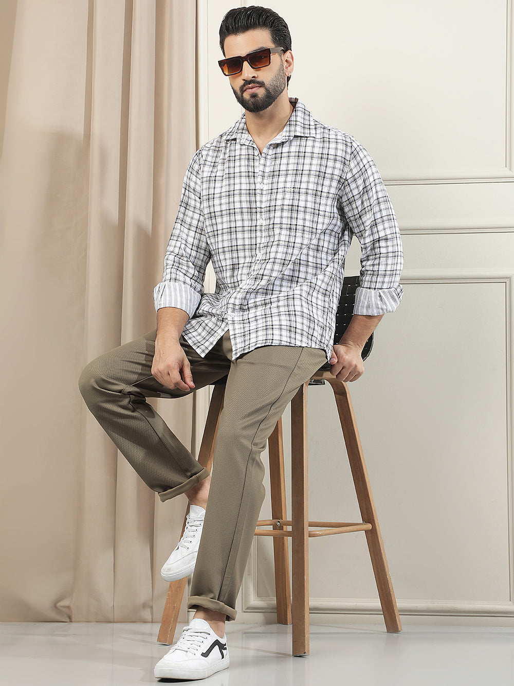 Essential Moss Olive Knitted Trousers