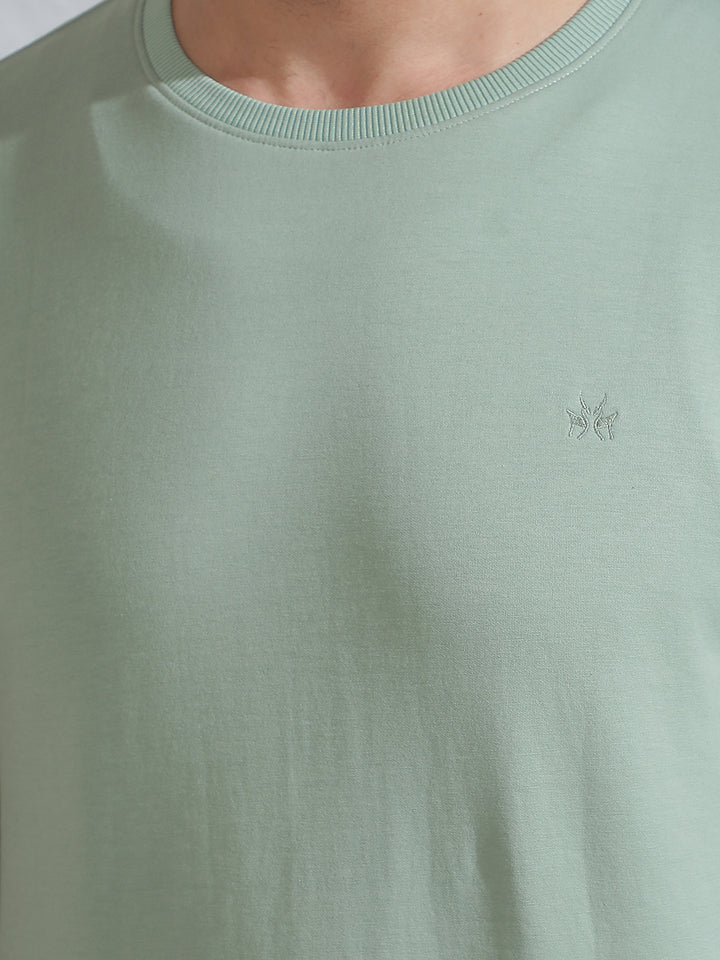 Green Round Neck Sweatshirt