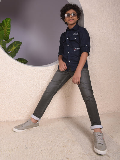 Blue Trendy Shirt