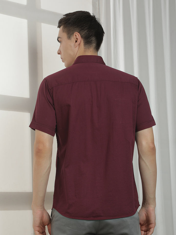Essential Burgundy Maroon Shirt