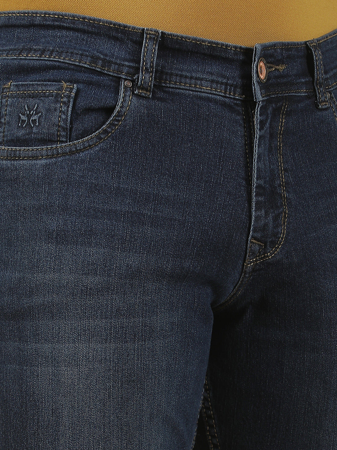 Raw Deep Blue Jeans