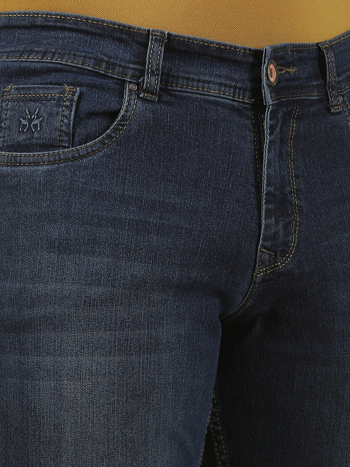 Raw Deep Blue Jeans