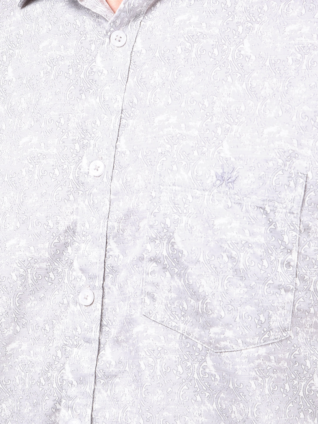 Iconic Grey Printed Shirt