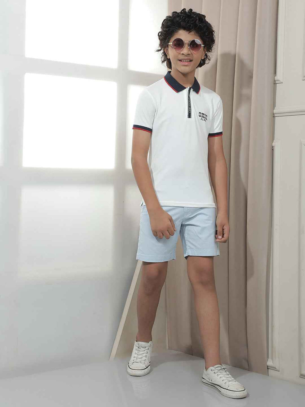 Sky Blue Drift Casual Shorts