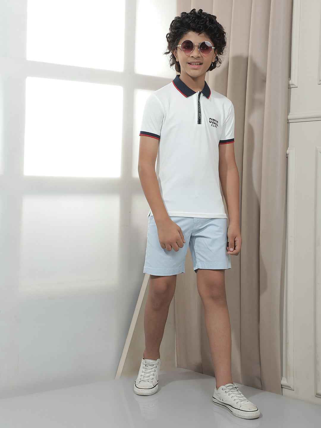Sky Blue Drift Casual Shorts