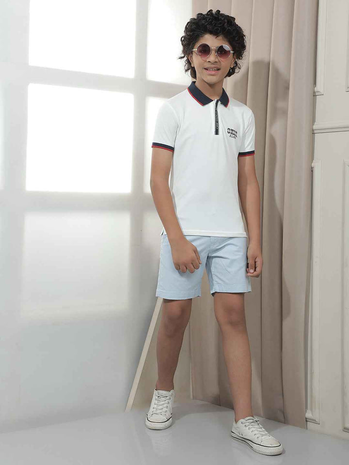 Sky Blue Drift Casual Shorts