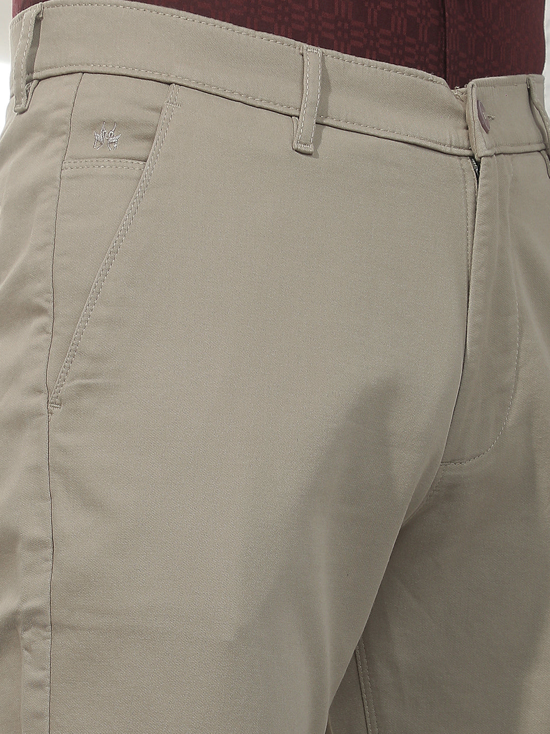 Tailored Coastal Tan Khaki Straight Trousers