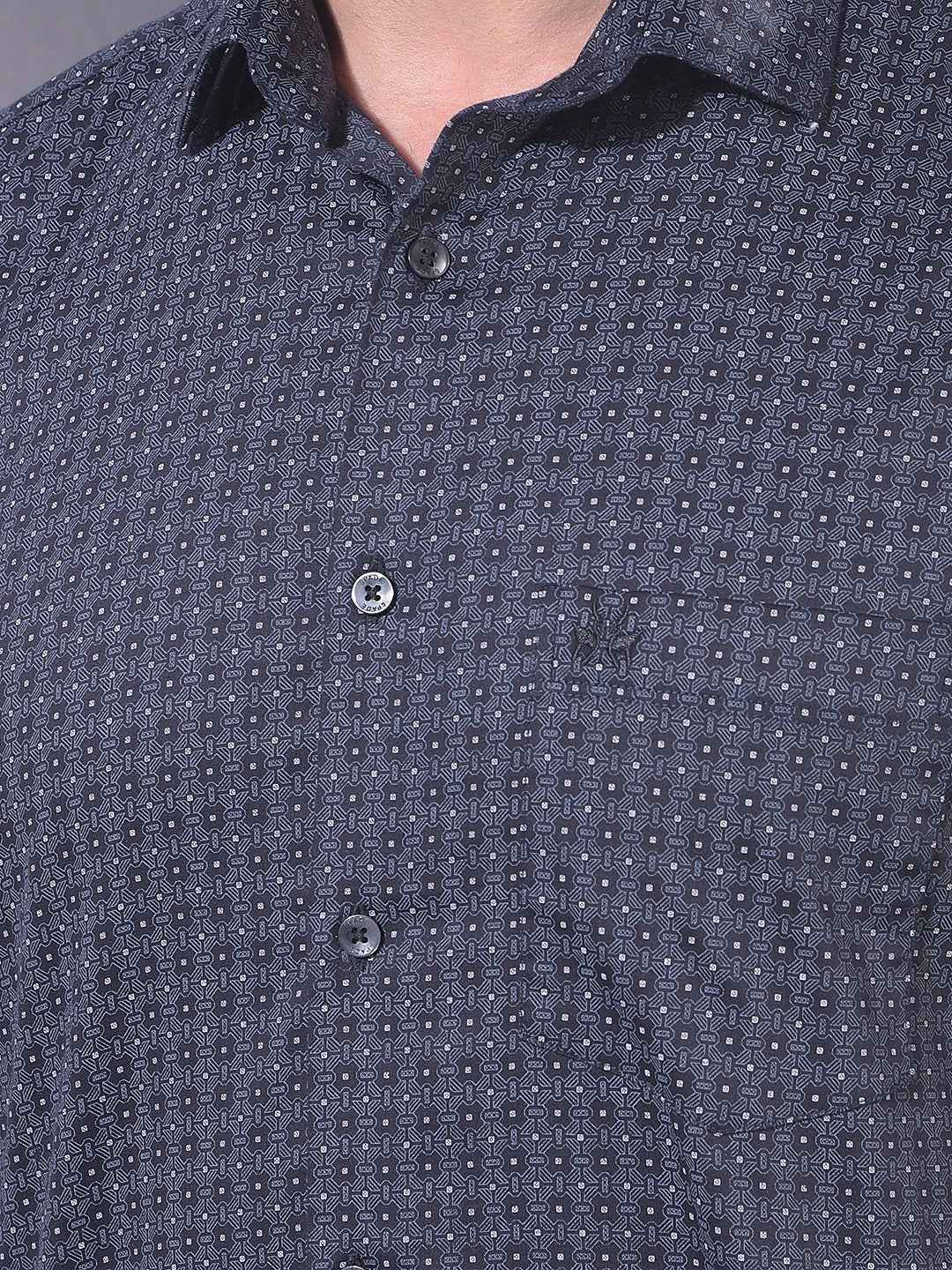 Black Graphic Print Shirt